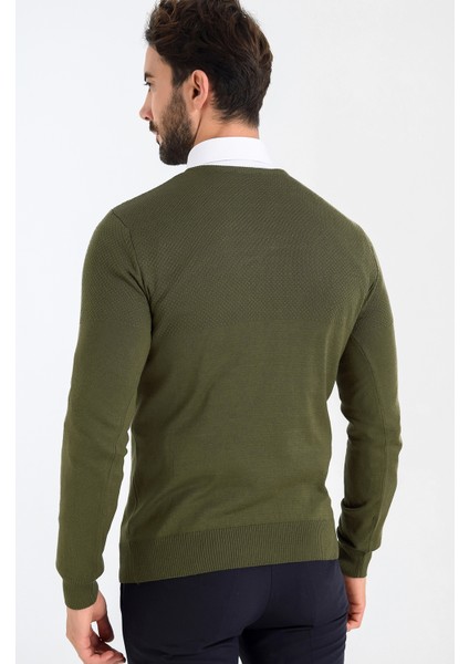 V Yaka Erkek Triko Kazak fırsatları