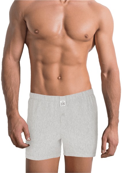 Açık Gri Renk Jersey Penye/Örme Boxer