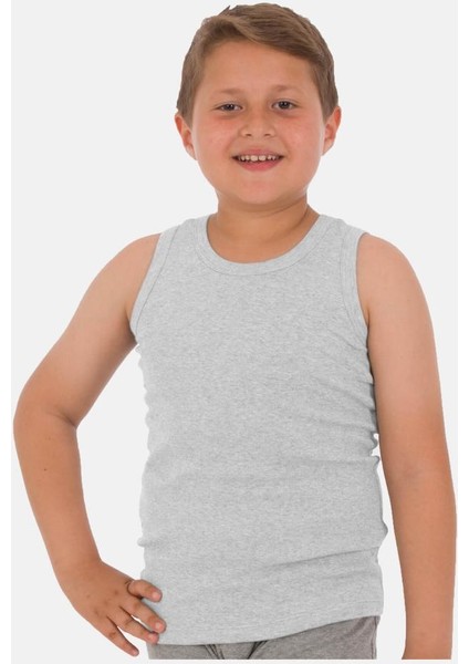 Thedon Gri Kırçıllı Renk Erkek Çocuk Atlet