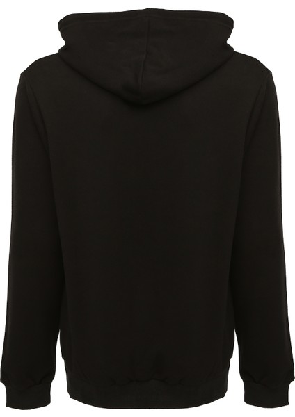 Siyah King Kapüşonlu Erkek Sweatshirt modelleri