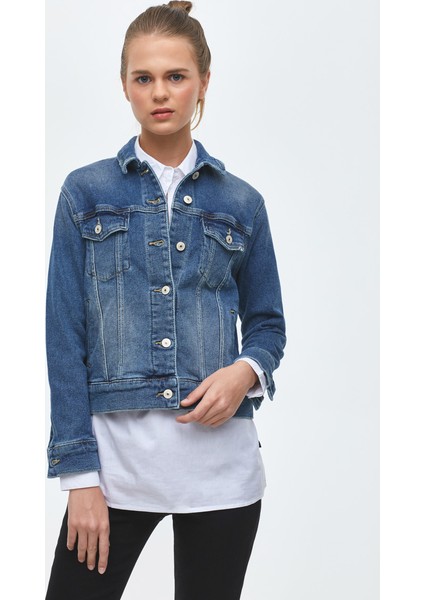 Mona Very Spicy Wash Kadın Jeans Ceket