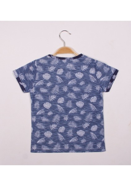 Erkek Çocuk Sail Boat Baskılı T-Shirt