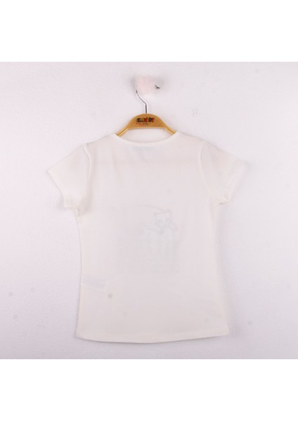 Kız Çocuk Leopar Baskılı Pullu T-Shirt fiyatları