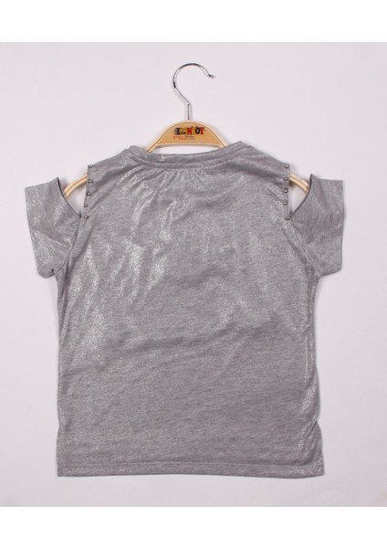 Kız Çocuk Sı Baskılı Şeritli T-Shirt fiyatları