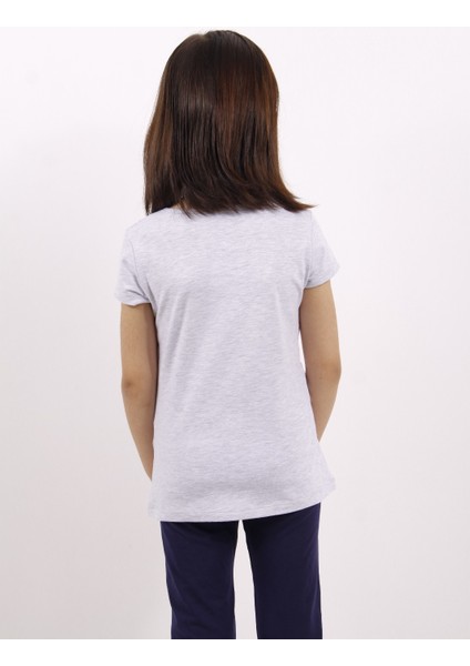 Kız Çocuk Elmas Taş Nakışlı T-Shirt fiyatları