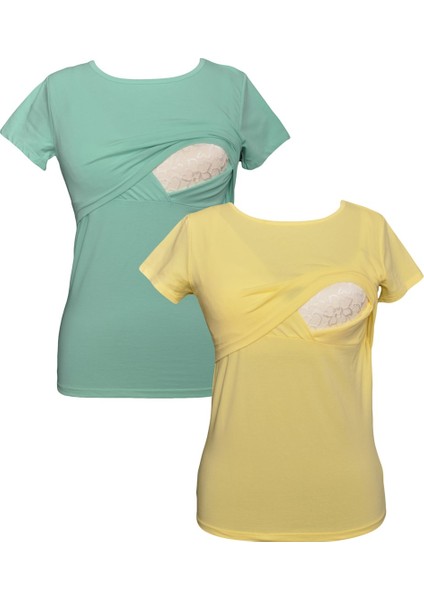 Myra2507_2508 Emzirme T-Shirt Seti