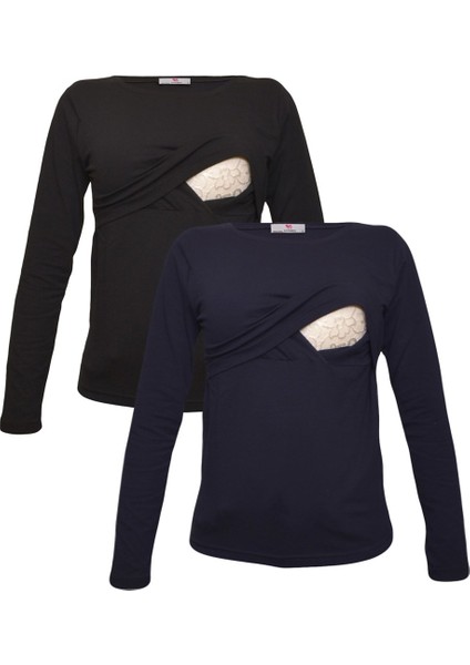 Myra2701_2702 Emzirme Sweatshirt Seti