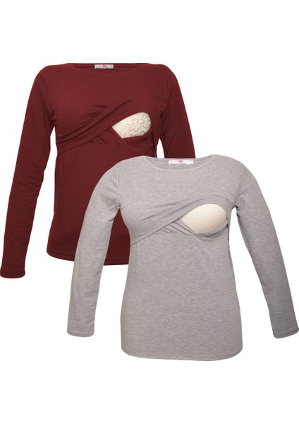 Myra2703_2704 Emzirme Sweatshirt Seti