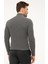 Erkek Gri Melanj Slim Fit Triko Kazak 50193385-VR086 4