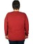Büyük Beden Erkek Sweatshirt Push Your Limit 19134 Bordo 3