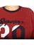 Büyük Beden Erkek Sweatshirt Thirty Nine 19135 Bordo 2