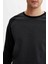 Defacto Sıfır Yaka Jakar Sweatshirt 4