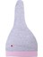 Bebek Şapkası 9512 Gri-Pembe 0 - 3 Ay 1