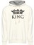 Beyaz King Kapüşonlu Erkek Sweatshirt 1
