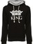 Siyah King Kapüşonlu Erkek Sweatshirt 1