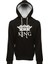 Siyah King Kapüşonlu Erkek Sweatshirt 2