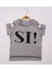 Kız Çocuk Sı Baskılı Şeritli T-Shirt 1
