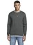 Jack & Jones Erkek DARK GREY MELANGE Sweatshirt-12137190 3