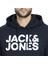 Jack & Jones Hood Corp Logo Erkek Lacivert Kapüşonlu Sweatshirt 6