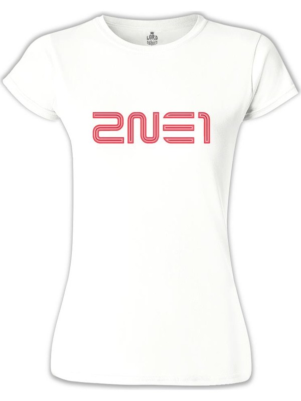 Lord T Shirt 2ne1 Logo Beyaz Kadin Tshirt Fiyati