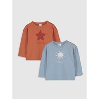 LC Waikiki Erkek Bebek T-Shirt 2'Li