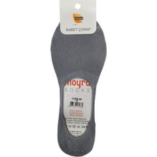 Moyra 6'lı Paket Silikonlu Modal Erkek Babet Çorap