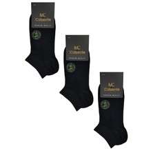 Mia Calzente 12 Adet Erkek Doğal Bambu Patik Çorap