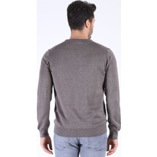 Twister Jeans Et 3622 V Yaka Kahve Melanj Triko