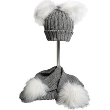 Baby Dora Ponponlu Kız Çocuk atkı & bere takım