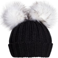 Baby Dora Çift Ponponlu Kız Çocuk Bere