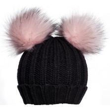 Baby Dora Çift Ponponlu Kız Çocuk Bere