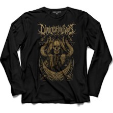 Kendim Seçtim Ben Sahar Behemoth Metal Rock Kuru Kafa Skull 4 Uzun Kollu Tişört