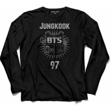 Kendim Seçtim Bts Bangtan Boys Junkook 97 Logo 2 Uzun Kollu Tişört