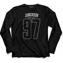 Kendim Seçtim Bts Bangtan Boys Junkook 97 Logo 4 Uzun Kollu Tişört