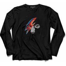 Kendim Seçtim David Bowie Blackstar Black Star 3Uzun Kollu Tişört