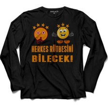 Kendim Seçtim Galatasaray 4 Yildiz Herkes Sütbesini Bilecek Uzun Kollu Tişört