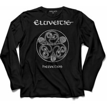 Kendim Seçtim Helvetios Eluveitie Logo Folk Metal Uzun Kollu Tişört