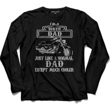 Kendim Seçtim I Am A Biker Dad Motorcycle Motosiklet Hoodie Uzun Kollu Tişört