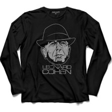 Kendim Seçtim Leonard Cohen Kohen Uzun Kollu Tişört