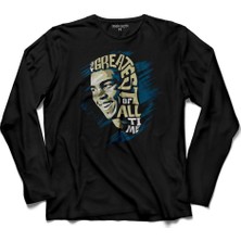 Kendim Seçtim Muhammed Ali The Greatest Of All Time Uzun Kollu Tişört