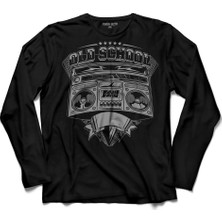 Kendim Seçtim Old School Music Radyo Emblem With Beem Okul Uzun Kollu Tişört