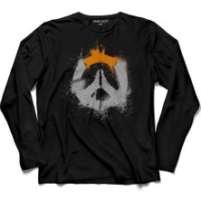 Kendim Seçtim Overwatch Heroes Steam Logo Over Watch 4 Uzun Kollu Tişört