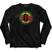 Kendim Seçtim Raggae Music Zero Koma Bob Marley Uzun Kollu Tişört