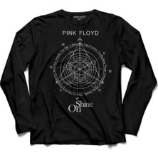 Kendim Seçtim Shine On You Crazy Diamond Adesivo Pink Floyd Uzun Kollu Tişört