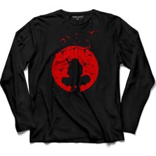 Kendim Seçtim Silhouette Spy Naruto Anime Manga Uzun Kollu Tişört