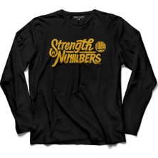 Kendim Seçtim Strength In Numbers Stephen Curry Logo Uzun Kollu Tişört