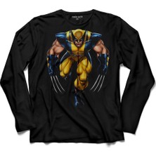 Kendim Seçtim The Wolverine Marvel Uzun Kollu Tişört