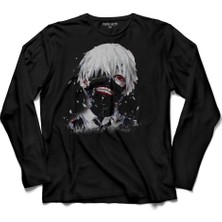Kendim Seçtim Tokyo Ghoul Kaneki Anime Manga 2 Uzun Kollu Tişört