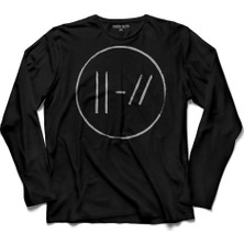 Kendim Seçtim Twenty One Pilots Logo Stressed 3 Uzun Kollu Tişört