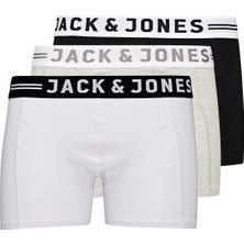 Jack & Jones Sense Trunks 3-Pack Noos Erkek Gri Boxer 12081832-Grey